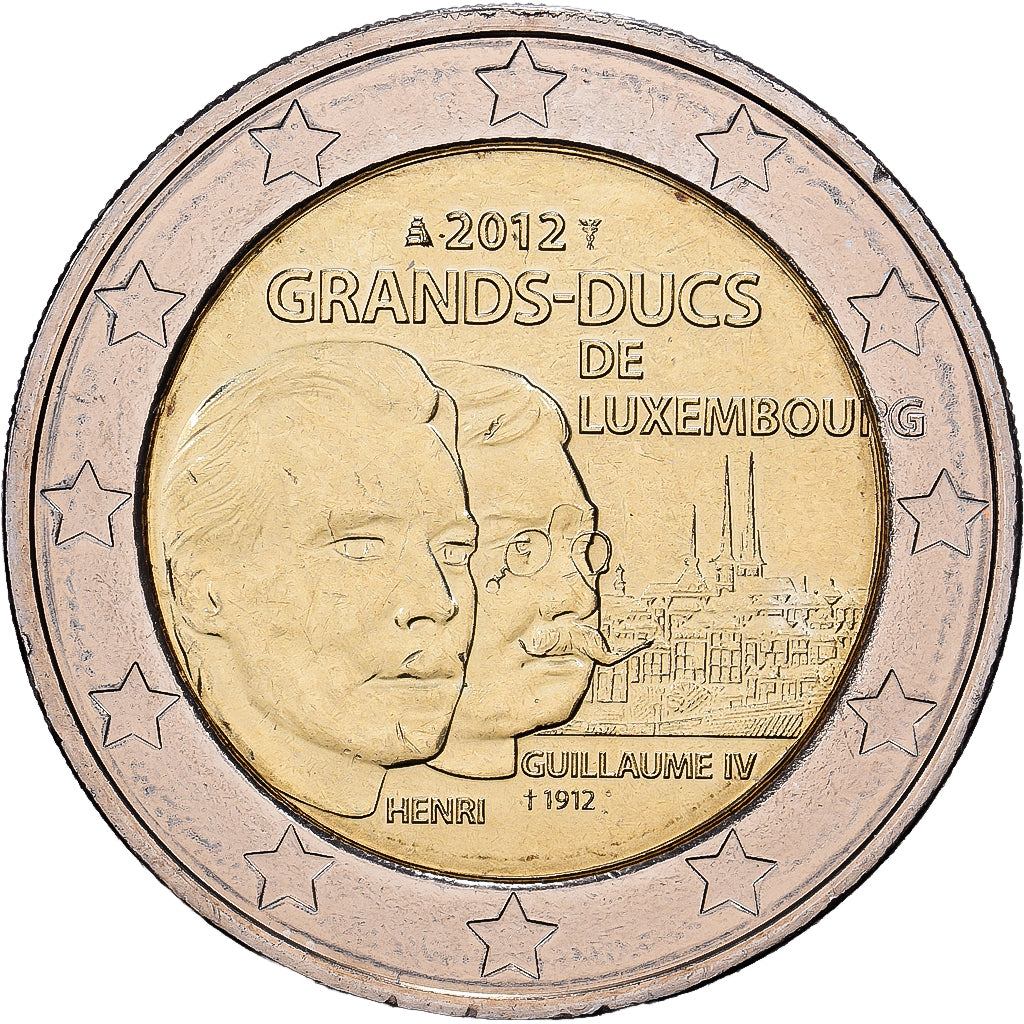 Luxembourg, 2 Euro, 100e anniversaire de la mort du Grand-Duc Guillaume IV