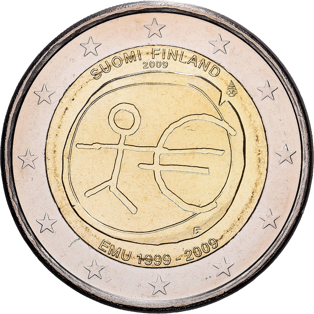 Finland, 2 Euro, 10e anniversaire de l'Union économique et monétaire