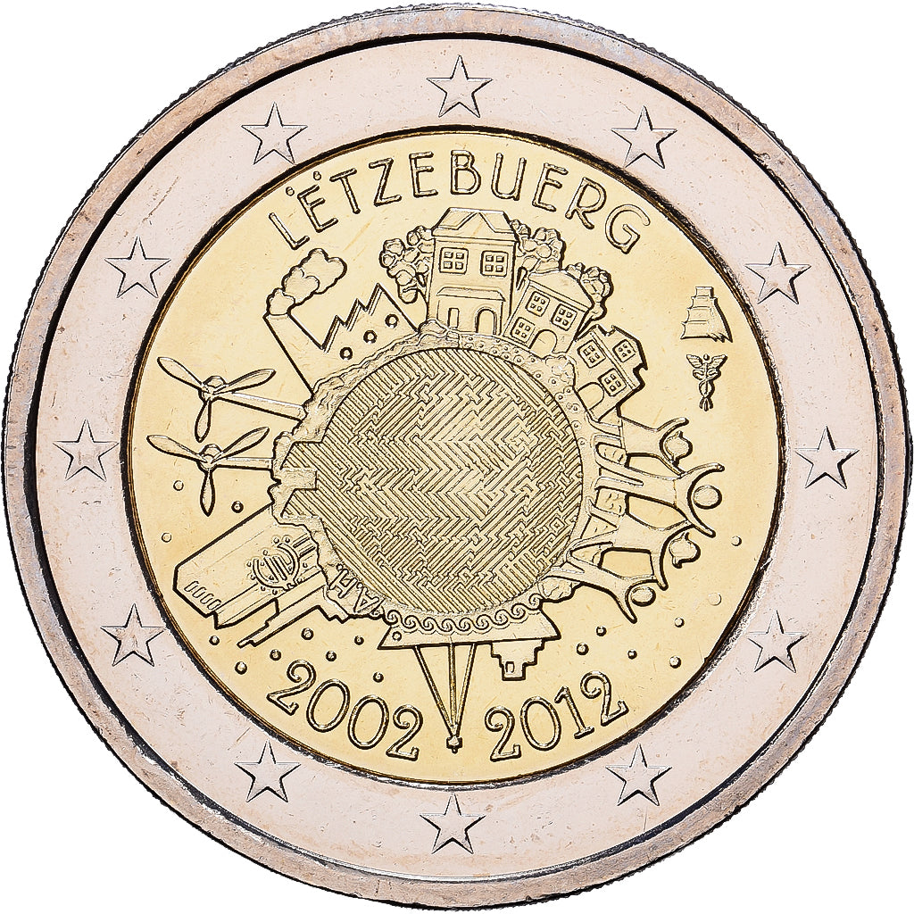 Luxembourg, 2 Euro, 10e anniversaire de la mise en circulation de l'euro