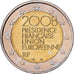 France, 2 Euro, Présidence française de l'Union européenne, 2008, Monnaie de