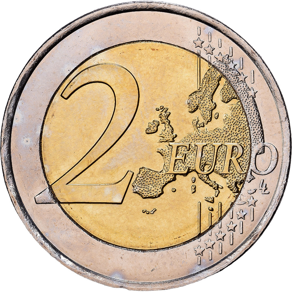 France, 2 Euro, Présidence française de l'Union européenne, 2008, Monnaie de