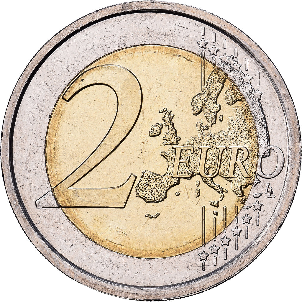 Italy, 2 Euro, 200e anniversaire de la naissance de Louis Braille, 2009, Rome