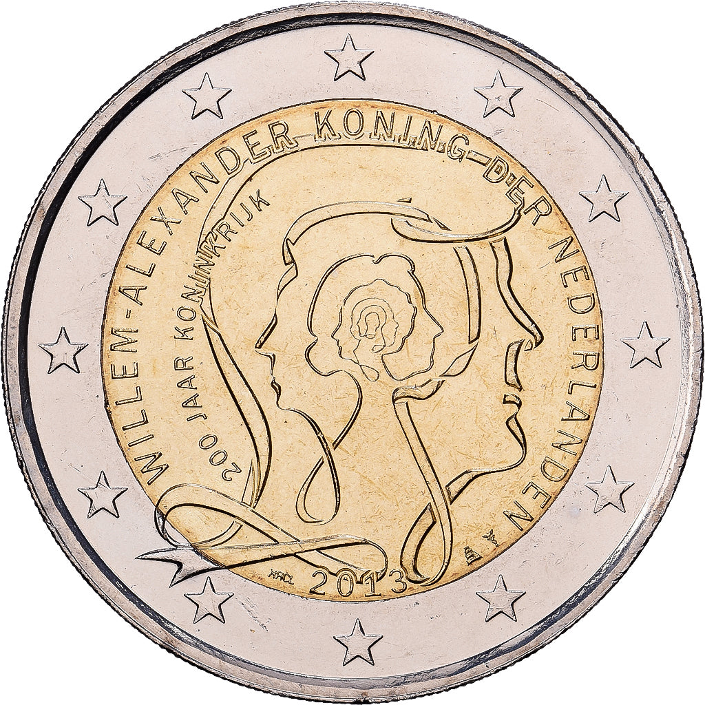 Netherlands, 2 Euro, 200e anniversaire de la fondation du Royaume des Pays-Bas