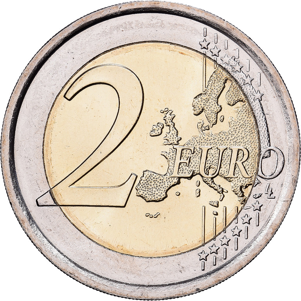 Italia, 2 Euro, 550e anniversaire de la mort de Donatello, 2016, Rome