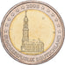Allemagne, 2 Euro, Le land de Hambourg et l'église Saint-Michel de Hambourg