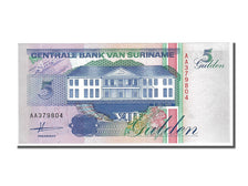 Banknote, Suriname, 5 Gulden, 1991, 1991-07-09, UNC(65-70)