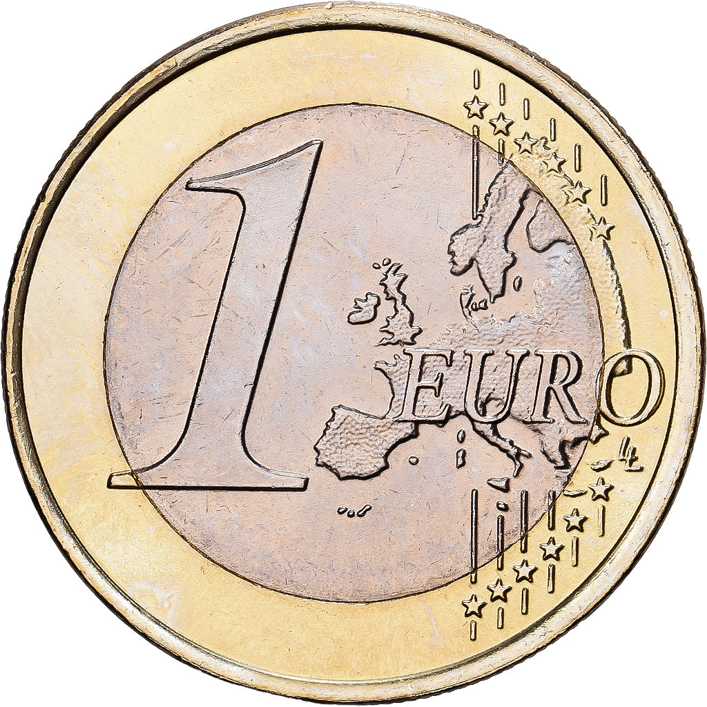 Monaco, 1 Euro, le prince Albert II, 2007, Monnaie de Paris, Bi-Metallic
