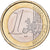 CIDADE DO VATICANO, 1 Euro, Sa Sainteté le pape Benoît XVI, 2006, Bimetálico