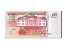 Banknote, Suriname, 10 Gulden, 1991, 1991-07-09, UNC(65-70)