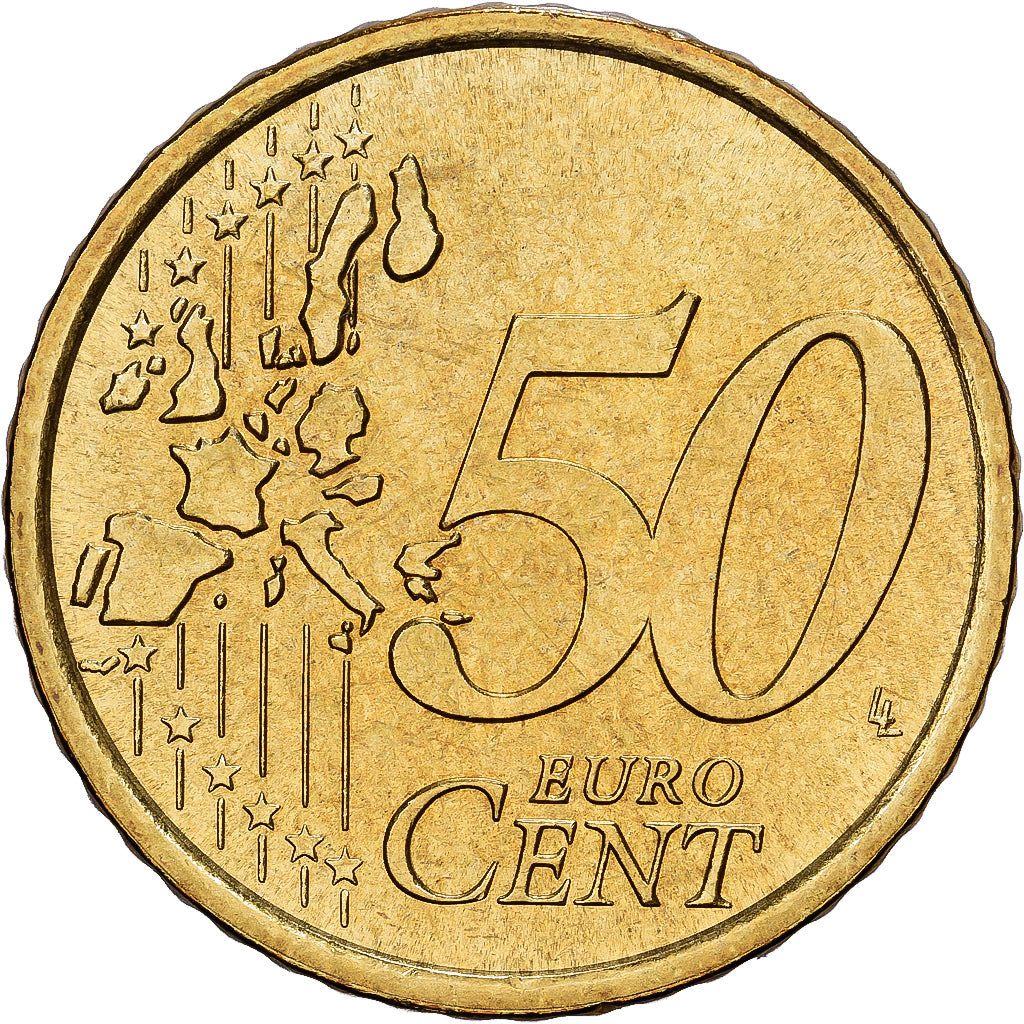 Vatican, 50 Centimes, Les armoiries du cardinal camerlingue, 2005, Rome, Or