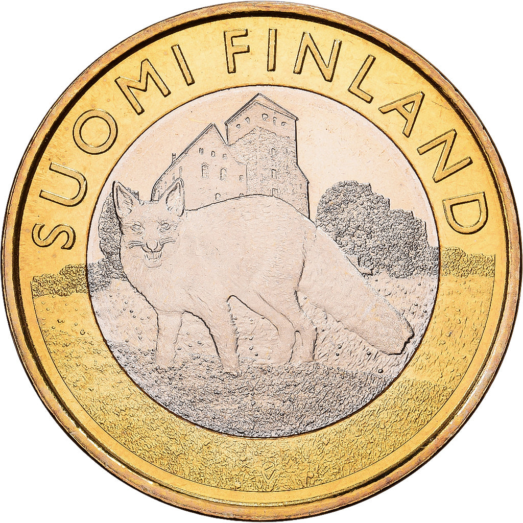 Finland, 5 Euro, Finland Proper, 2014, Vantaa, MS(63), Bi-Metallic, KM:210