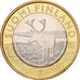Finlândia, 5 Euro, Reindeer in Lapland, 2015, Vantaa, Bimetálico, MS(63)