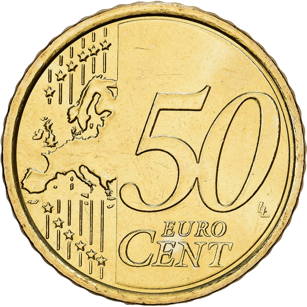 Vatican, Pope Benedict XVI, 50 Centimes, 2010, Rome, Nordic gold, MS(60-62)