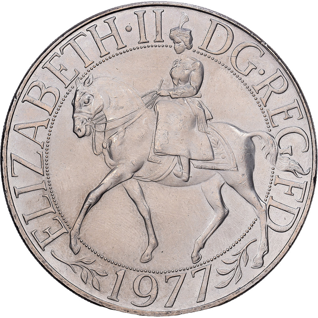 Grande-Bretagne, Élisabeth II, 25 New Pence, 1977, Cupro-nickel, TTB+, KM:920