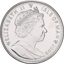 Île de Man, Elizabeth II, Crown, Concorde, 2009, Pobjoy Mint, Argent, SPL+