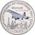 Ilha de Man, Elizabeth II, Crown, Concorde, 2009, Pobjoy Mint, Cuproníquel