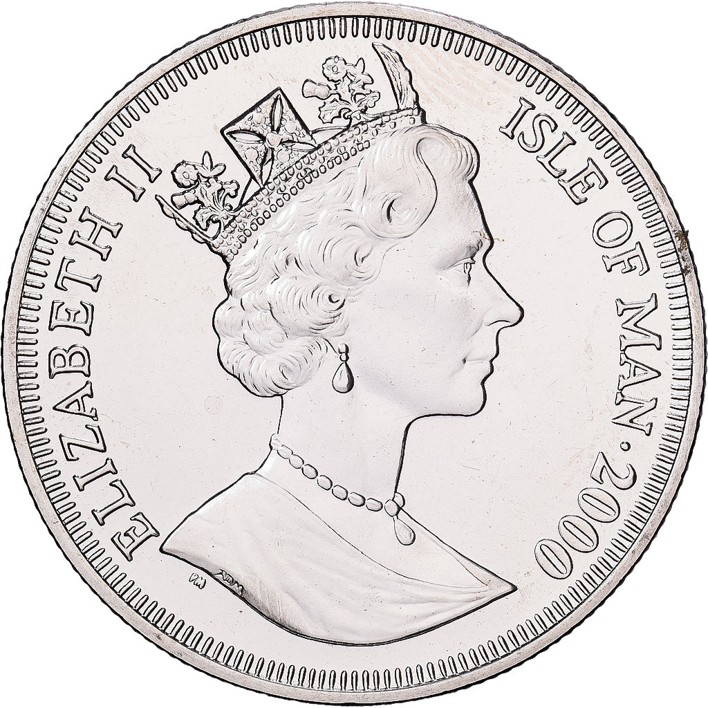 Isle of Man, 1 Crown, 2000, Pobjoy Mint, Le premier homme sur la Lune