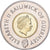 Guernsey, 5 Livres, 1999, Commémoration du passage au millénaire, Bi-Metallic