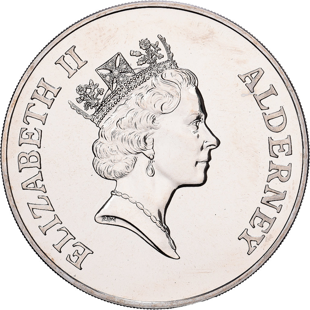 Guernsey, 2 Livres, 1999, British Royal Mint, Éclipse solaire du 11 août 1999