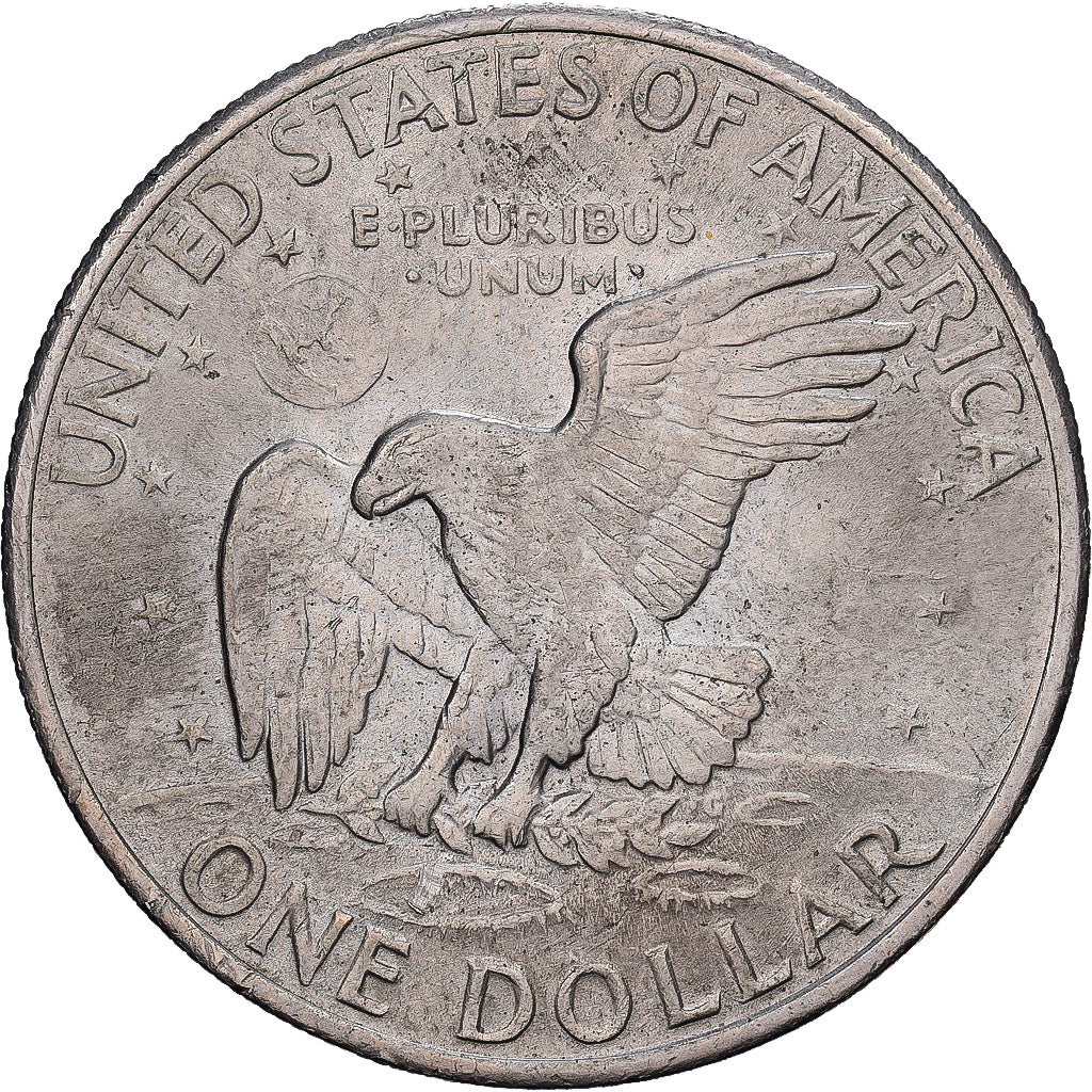 United States, Dollar, Eisenhower Dollar, 1972, Denver, Copper-Nickel Clad