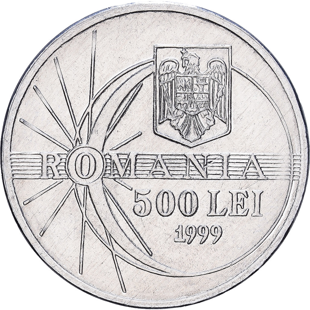 Romania, 500 Lei, 1999, Aluminum, MS(63), KM:146