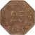 Malta, 25 Cents, 1975, Tin, FR+, KM:29