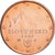 Slowakei, 1 Centime, la crête Krivan, 2009, Kremnica, Acier plaqué cuivre
