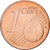 Slowakei, 1 Centime, la crête Krivan, 2009, Kremnica, Acier plaqué cuivre
