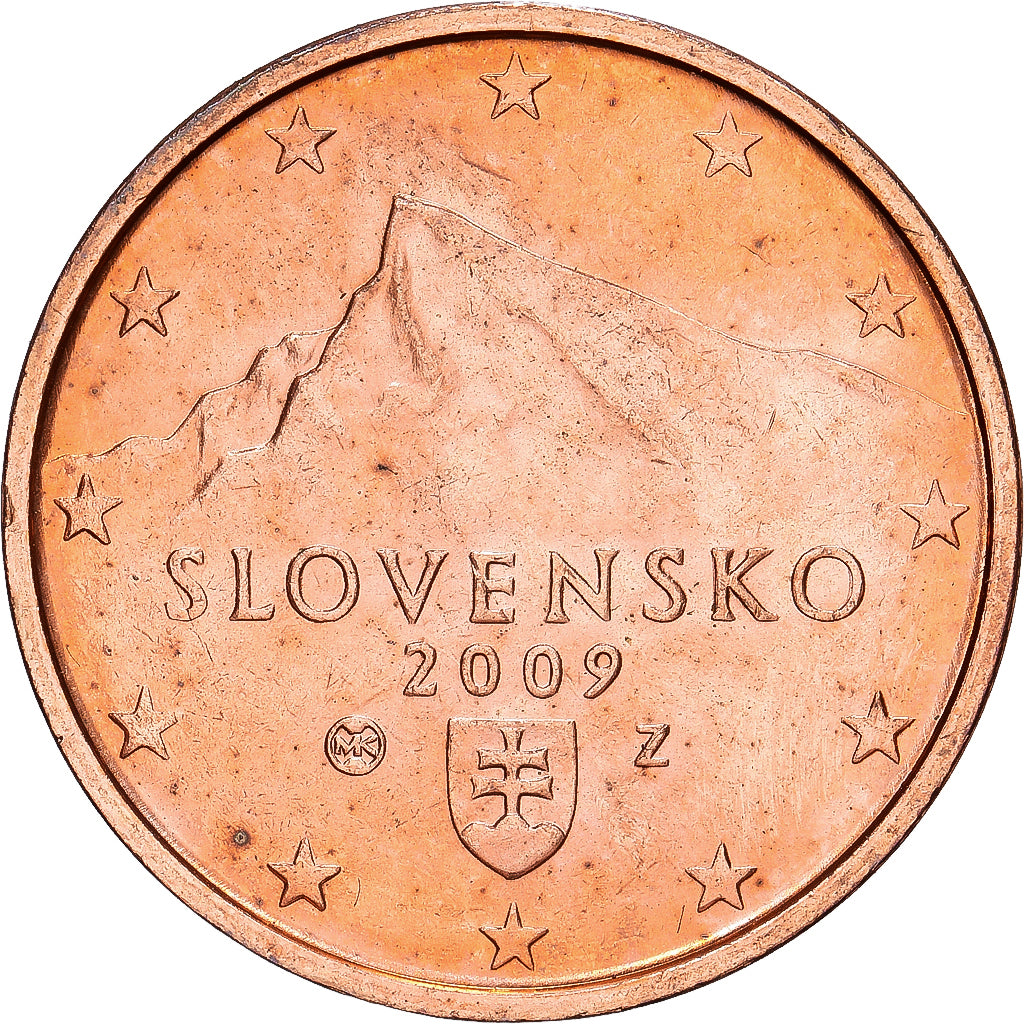 Slovaquie, 2 Centimes, 2009, Kremnica, Acier plaqué cuivre, SUP, KM:96