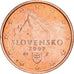 Slovaquie, 2 Centimes, 2009, Kremnica, Acier plaqué cuivre, SUP, KM:96