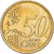 Slowakei, 50 Centimes, le château de Bratislava, 2009, Kremnica, Nordic gold