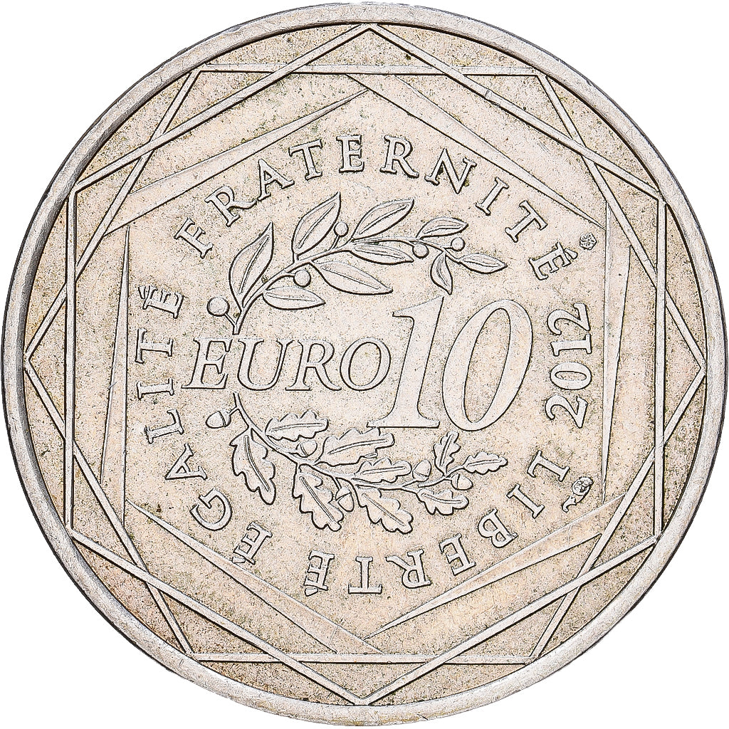 Frankrijk, 10 Euro, Nord-Pas De Calais, 2012, Monnaie de Paris, Zilver, ZF