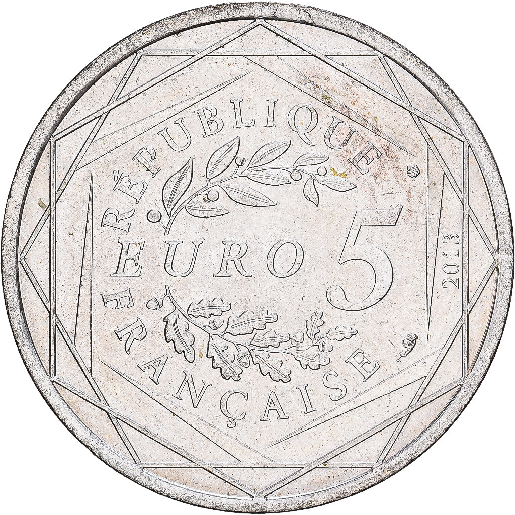 Frankreich, 5 Euro, Les valeurs de la République, 2013, Monnaie de Paris