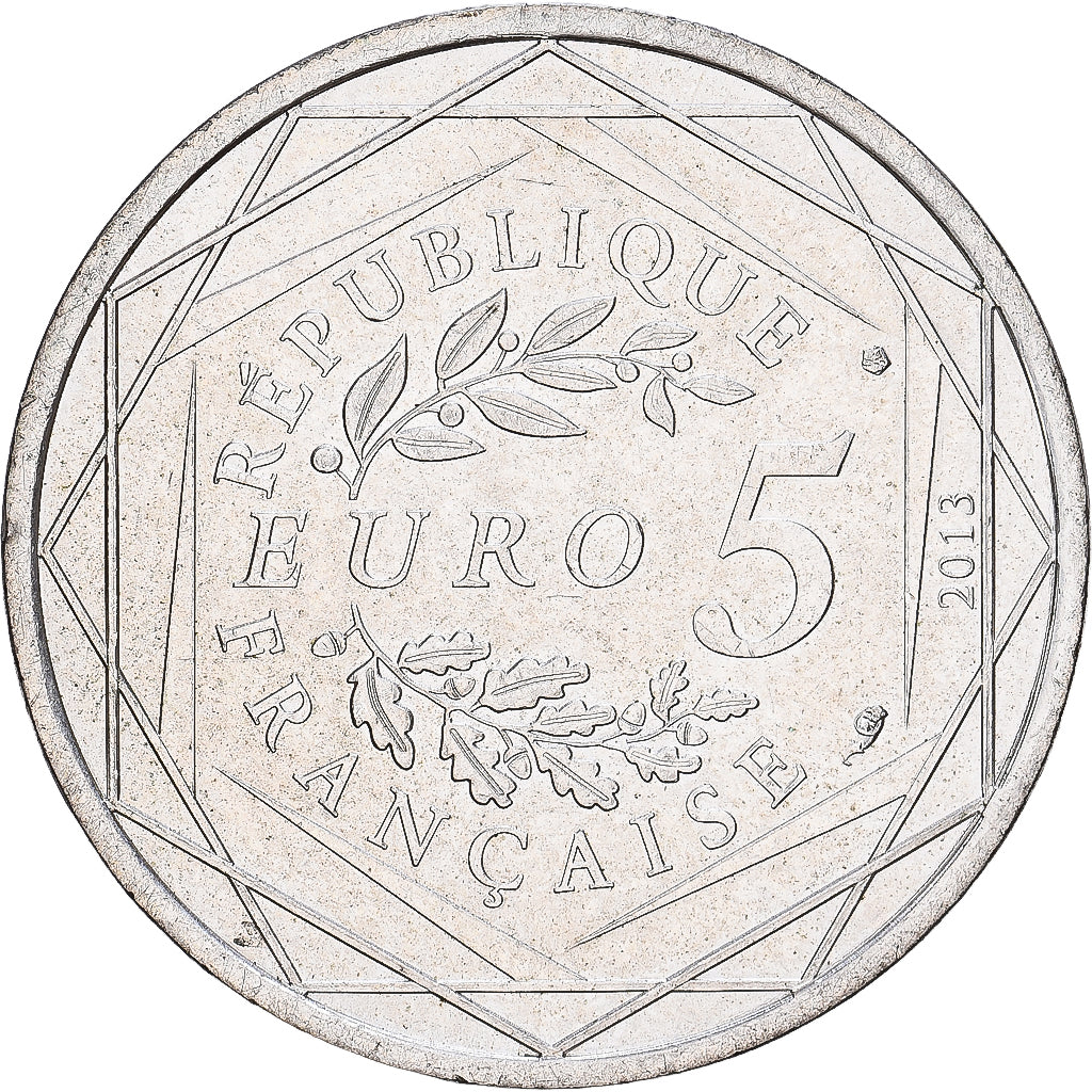 Frankreich, 5 Euro, Les valeurs de la République, 2013, Monnaie de Paris