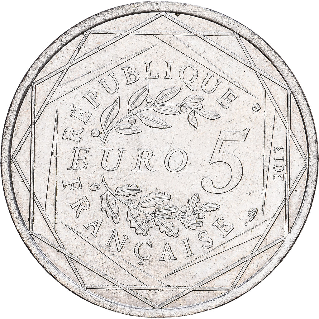 Frankreich, 5 Euro, Les valeurs de la République, 2013, Monnaie de Paris