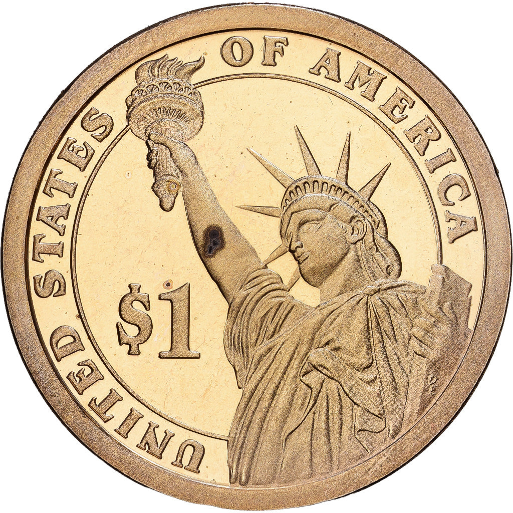 États-Unis, 1 Dollar, Martin Van Buren, 2015, U.S. Mint, Copper-Brass, SPL