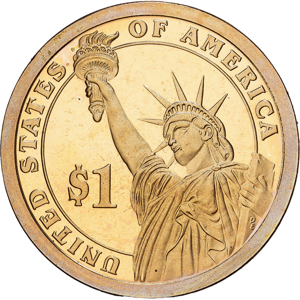 Stati Uniti, 1 Dollar, John Tyler, 2015, U.S. Mint, Rame-ottone, SPL
