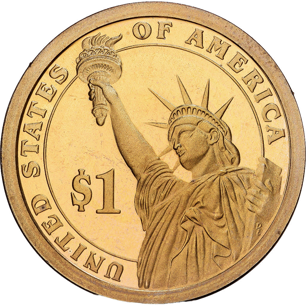 États-Unis, 1 Dollar, John Quincy Adams, 2015, U.S. Mint, Copper-Brass, SPL