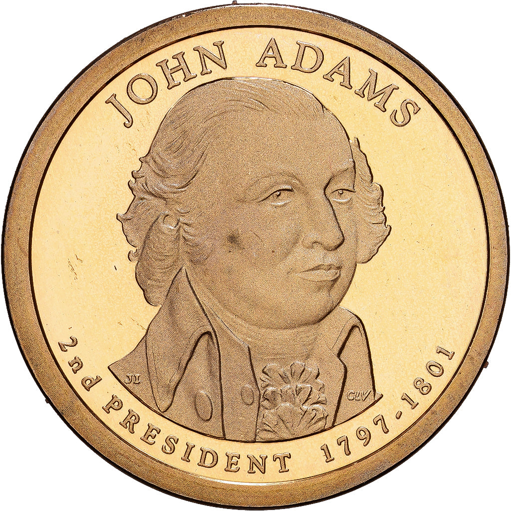 United States, 1 Dollar, John Adams, 2015, U.S. Mint, Copper-Brass, MS(63)