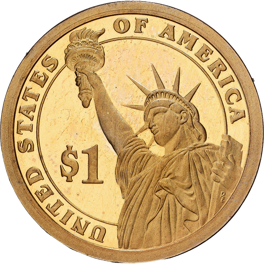 United States, 1 Dollar, John Adams, 2015, U.S. Mint, Copper-Brass, MS(63)