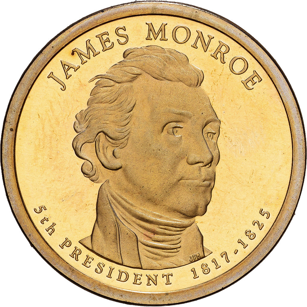 Stati Uniti, 1 Dollar, James Monroe, 2015, U.S. Mint, Rame-ottone, SPL