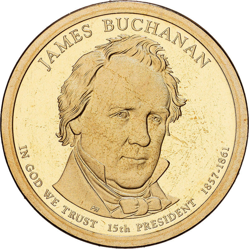 Verenigde Staten 1 Dollar James Buchanan 2015 U.S. Mint Copper