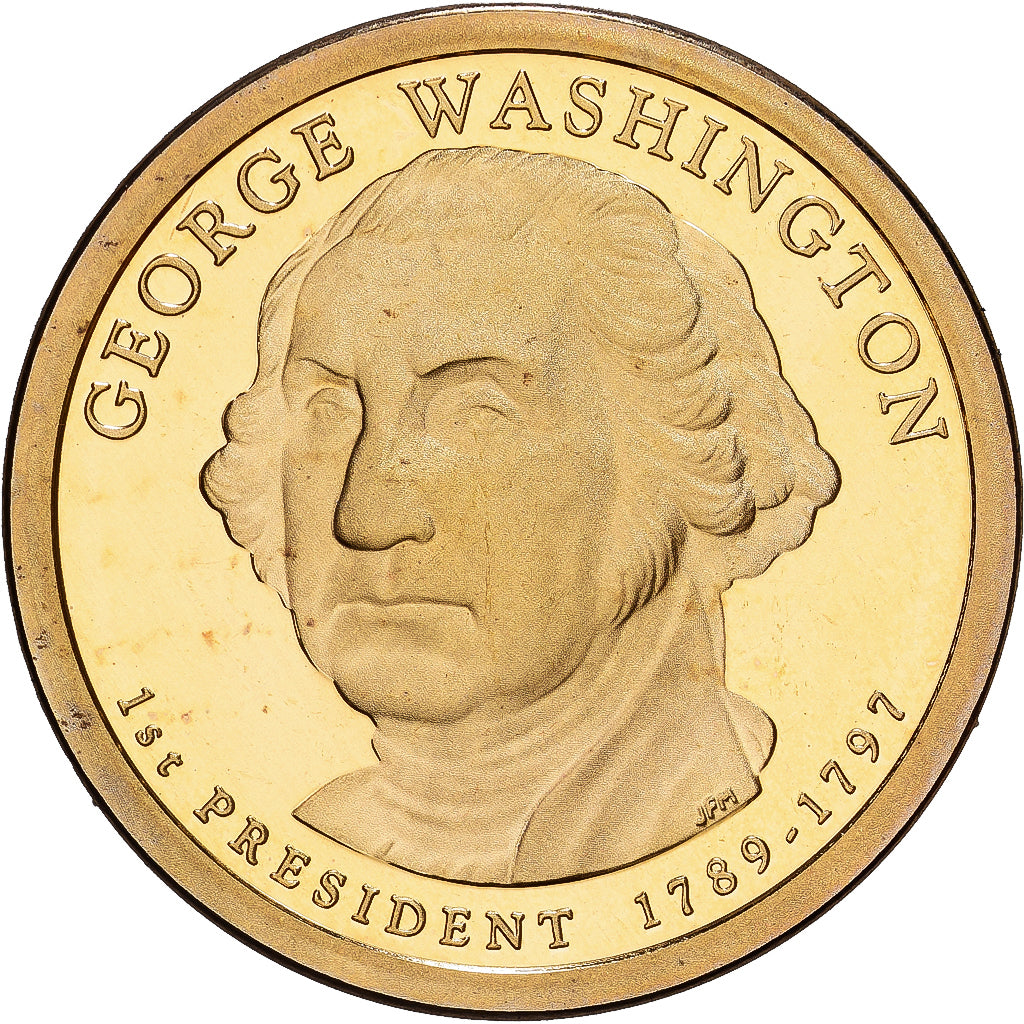 United States, 1 Dollar, George Washington, 2015, U.S. Mint, Copper-Brass