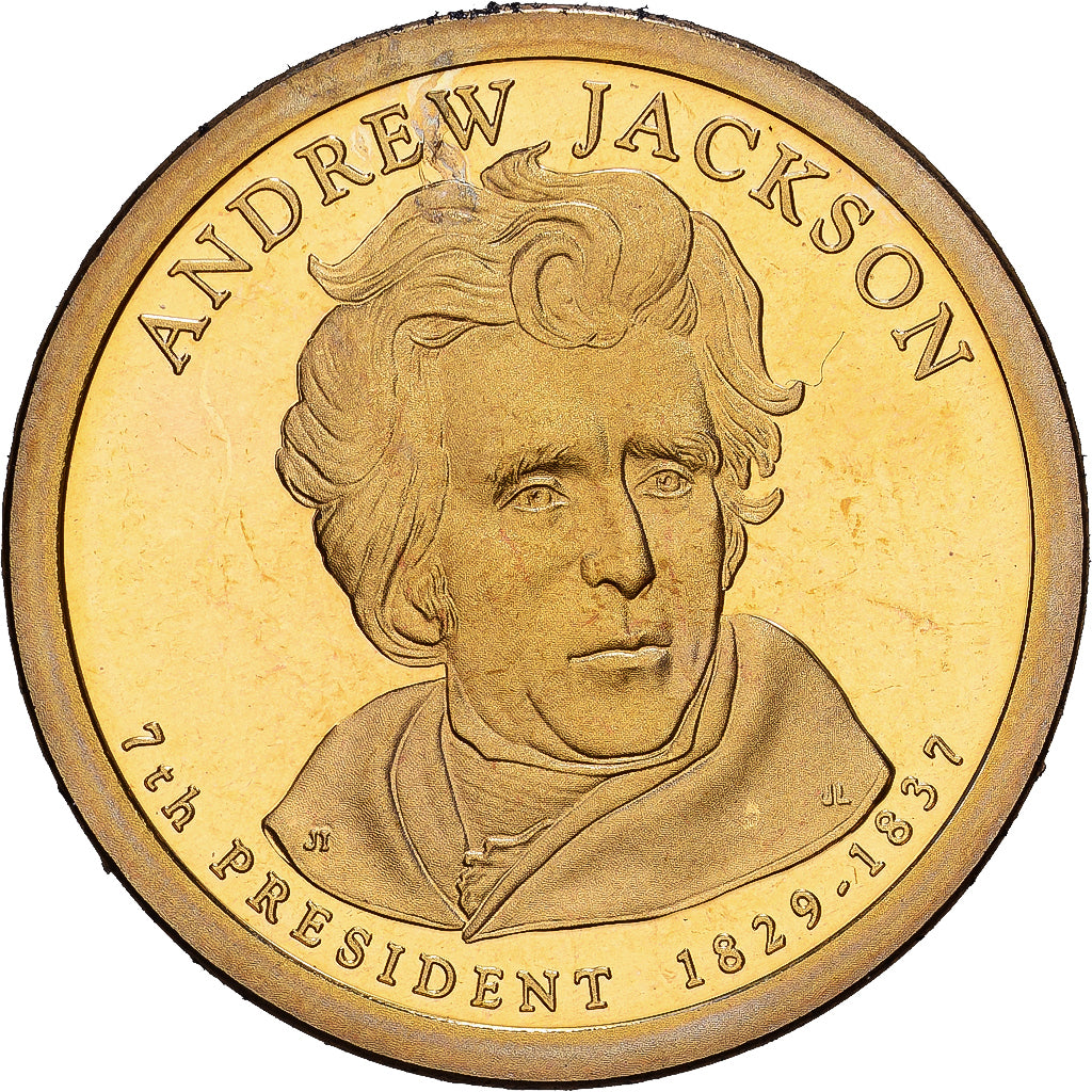 États-Unis, 1 Dollar, Andrew Jackson, 2015, U.S. Mint, Copper-Brass, SPL