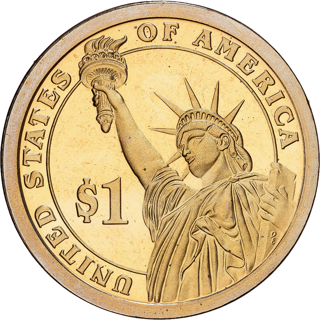 États-Unis, 1 Dollar, Zachary Taylor, 2015, U.S. Mint, Copper-Brass, SPL