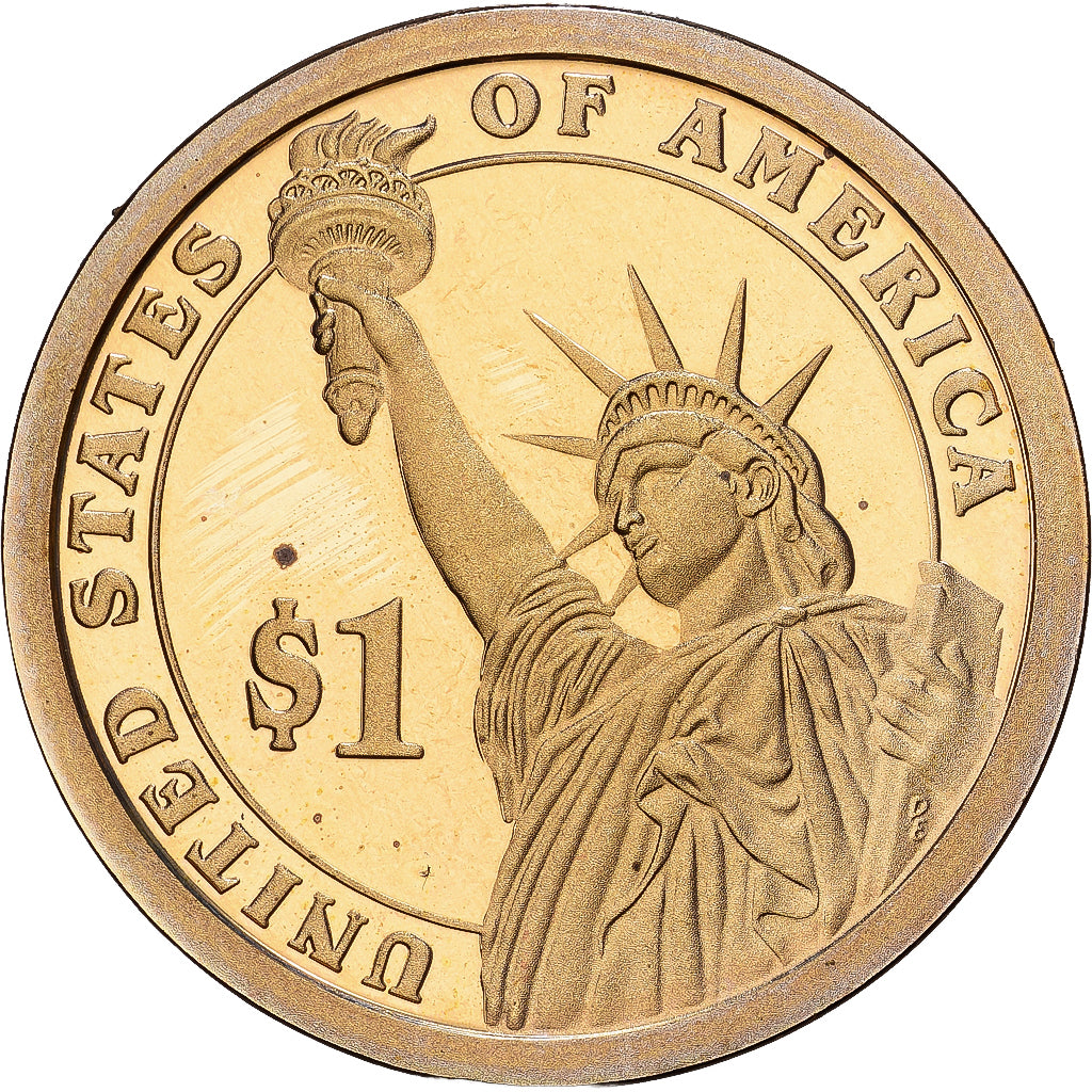 États-Unis, 1 Dollar, James K. Polk, 2015, U.S. Mint, Copper-Brass, SPL