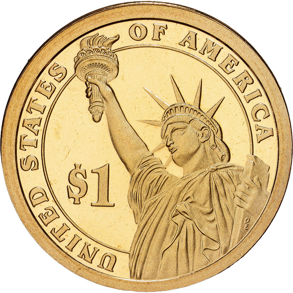 États-Unis, 1 Dollar, Rutherford B. Hayes, 2015, U.S. Mint, Copper-Brass, SPL
