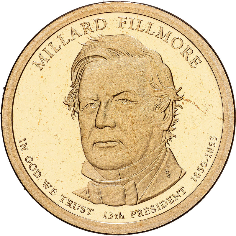 United States 1 Dollar Millard Fillmore 2015 U.S. Mint Copper