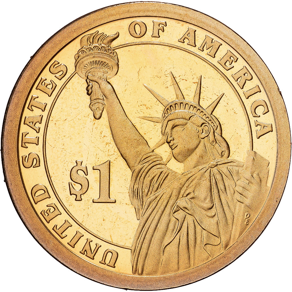 United States, 1 Dollar, Millard Fillmore, 2015, U.S. Mint, Copper-Brass, MS(63)