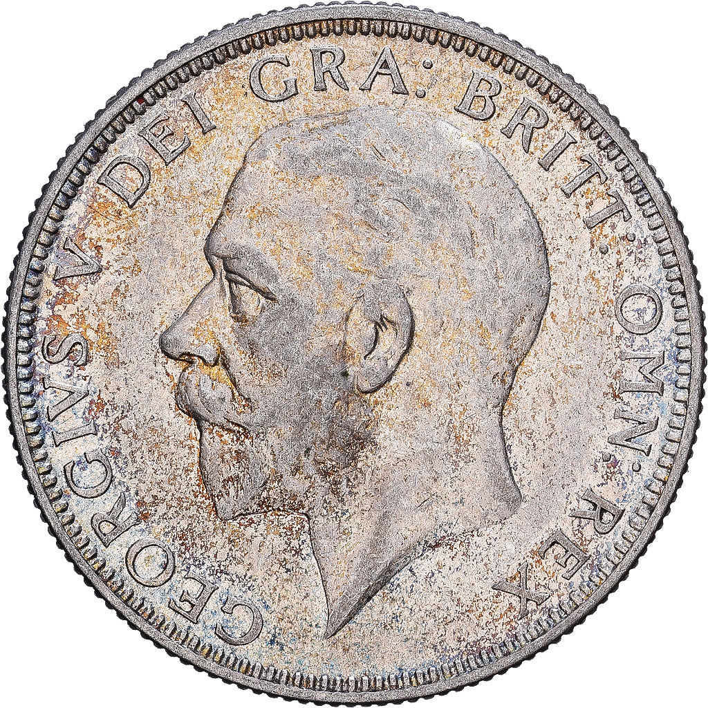 Gran Bretaña, George V, Florin, 1936, British Royal Mint, Plata, MBC, KM:834